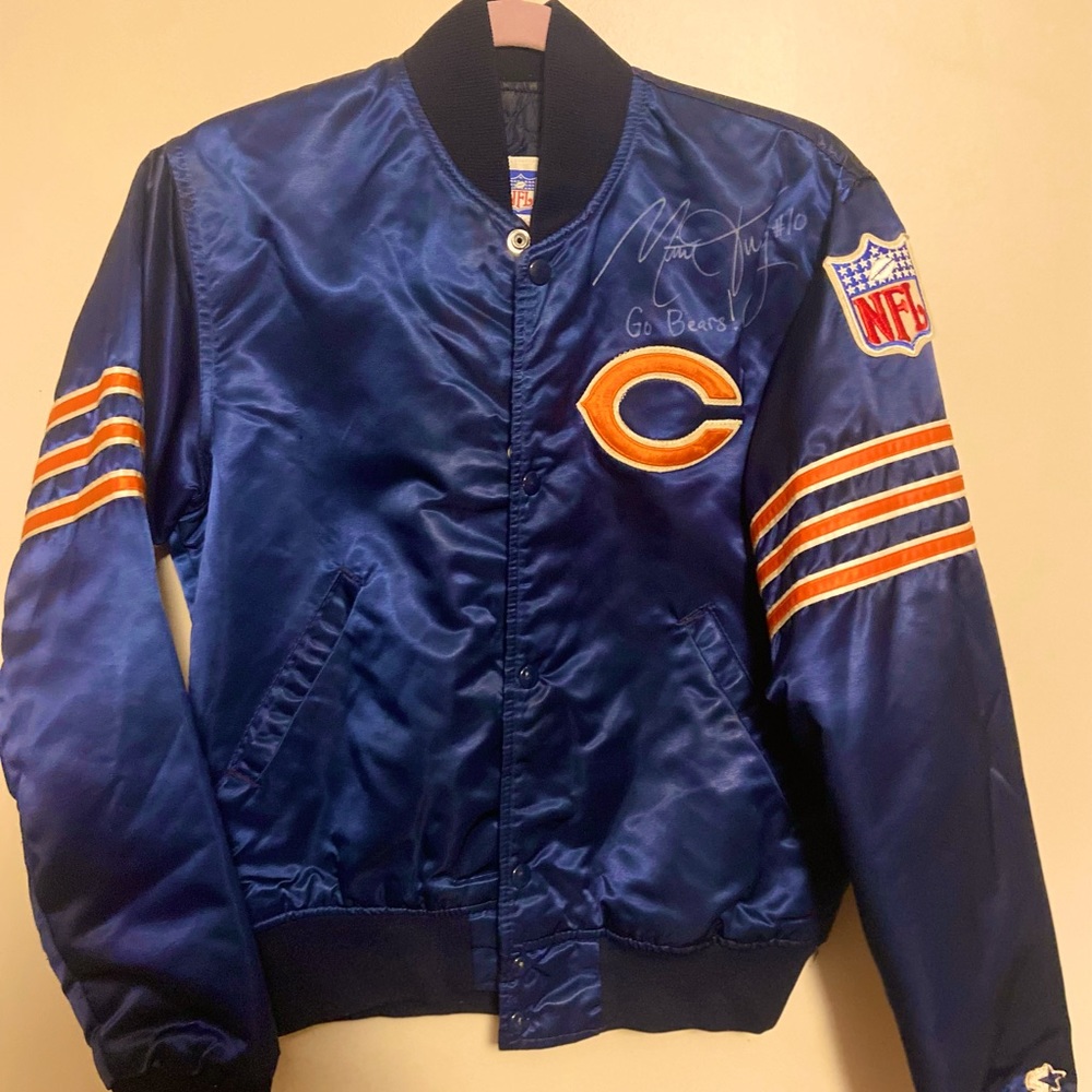 AUTOGRAPHED STARTER NFL VINTAGE 1980’s JACKET - CHICAGO BEARS